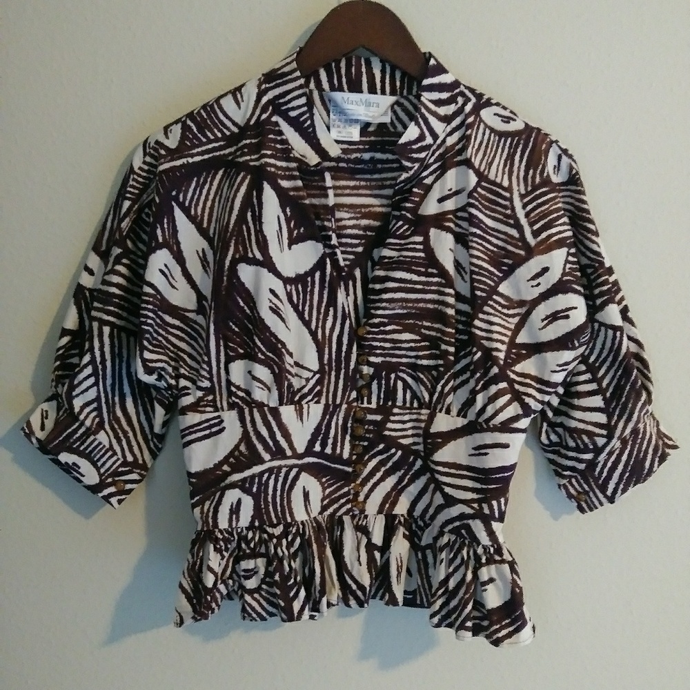 MaxMara Blouse Size 8
